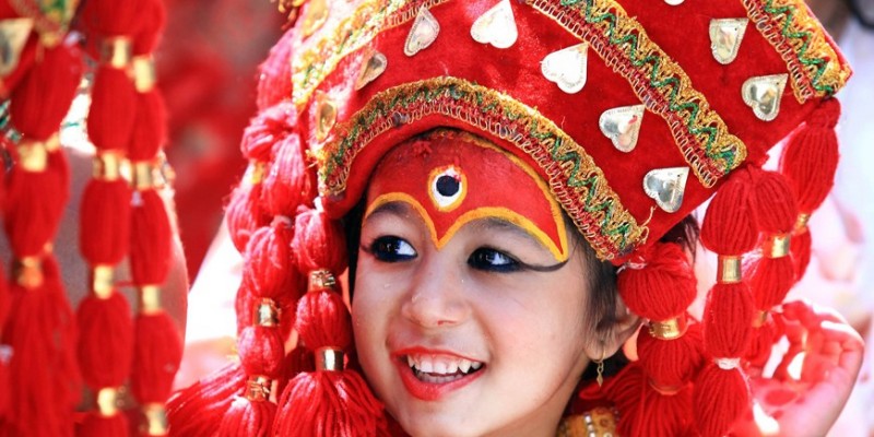 Kumari the living goddess of Nepal